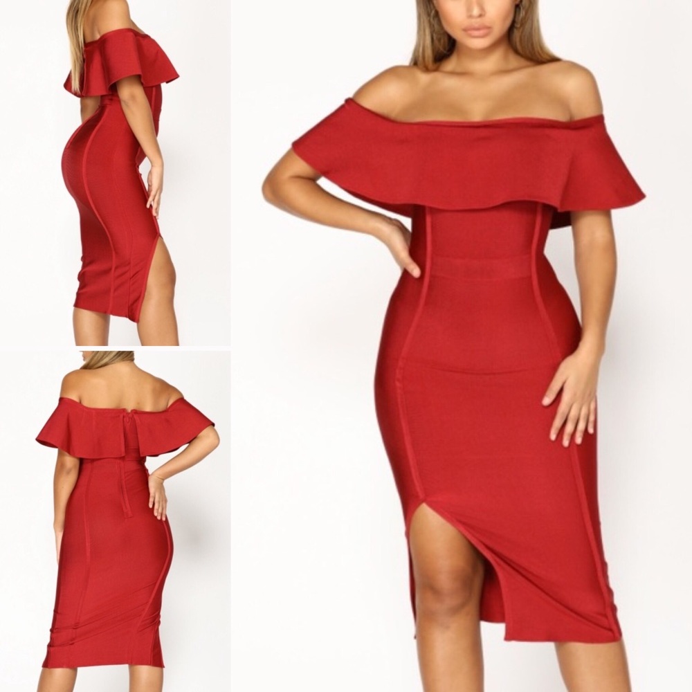 NWOT Fashion Nova | Portrayal Bandage Dress
